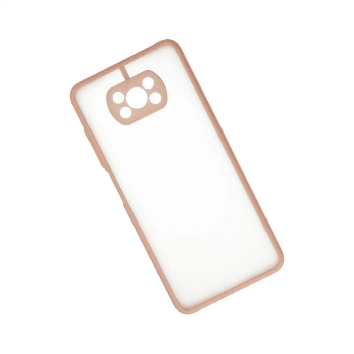 BUĞZ Xiaomi Pocophone X3 Kılıf Montreal Silikon Kapak - Pembe