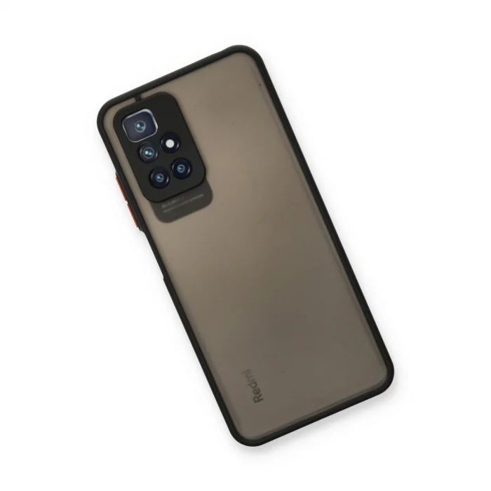 BUĞZ Xiaomi Redmi 10 2022 Kılıf Montreal Silikon Kapak - Siyah