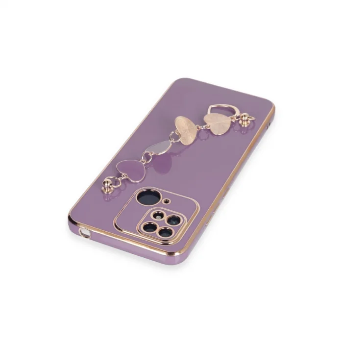 BUĞZ Xiaomi Redmi 10c Kılıf Esila Silikon - Mor