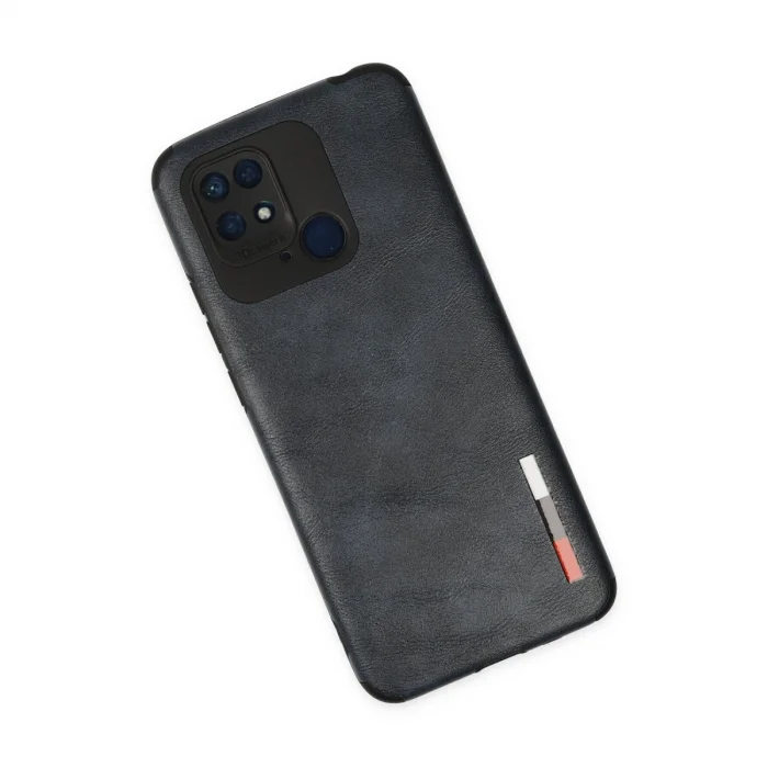 BUĞZ Xiaomi Redmi 10c Kılıf Loop Deri Silikon - Lacivert