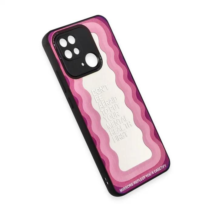 BUĞZ Xiaomi Redmi 10c Kılıf Mirror Desenli Kapak - Mirror - 11