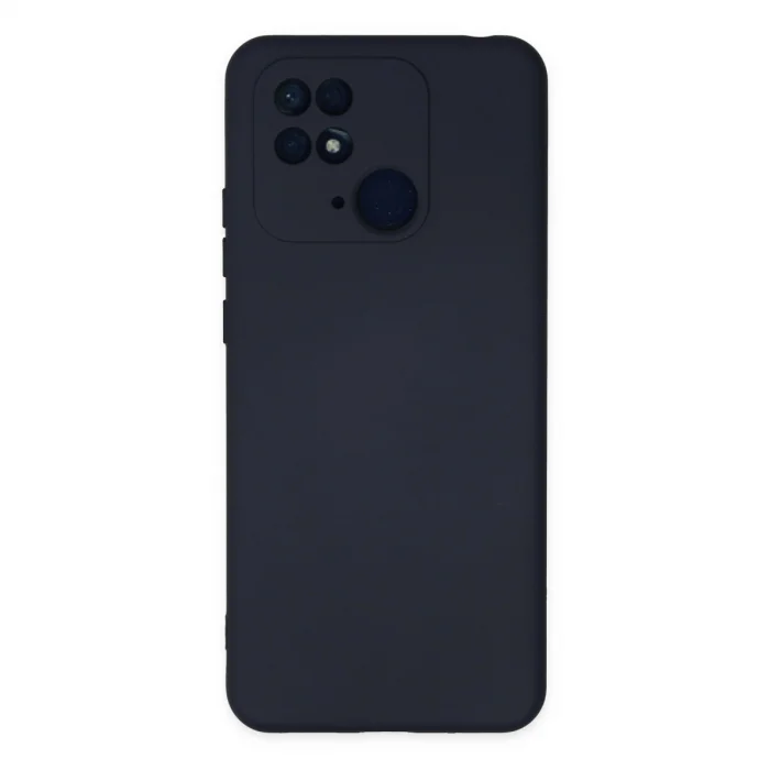 BUĞZ Xiaomi Redmi 10c Kılıf Nano İçi Kadife Silikon - Lacivert