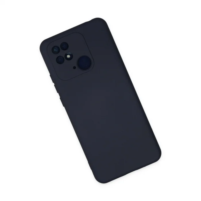 BUĞZ Xiaomi Redmi 10c Kılıf Nano İçi Kadife Silikon - Lacivert