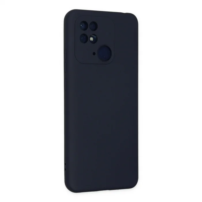 BUĞZ Xiaomi Redmi 10c Kılıf Nano İçi Kadife Silikon - Lacivert