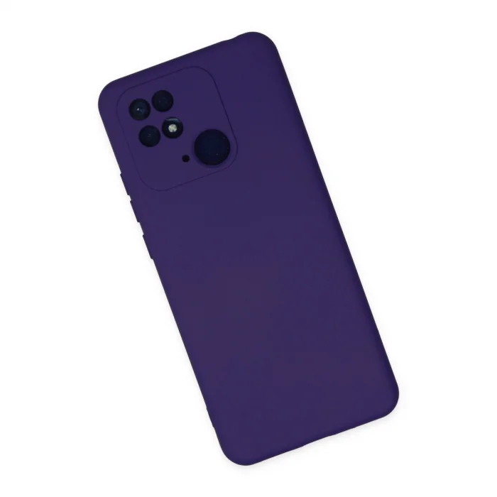 BUĞZ Xiaomi Redmi 10c Kılıf Nano İçi Kadife Silikon - Mor