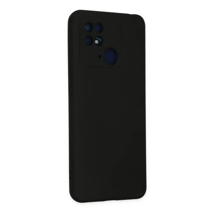 BUĞZ Xiaomi Redmi 10c Kılıf Nano İçi Kadife Silikon - Siyah
