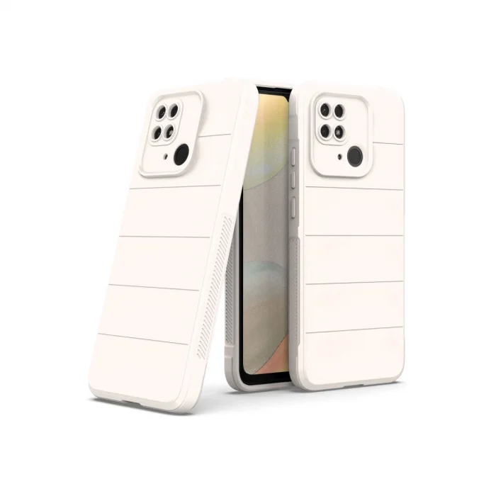 BUĞZ Xiaomi Redmi 10c Kılıf Optimum Silikon - Krem