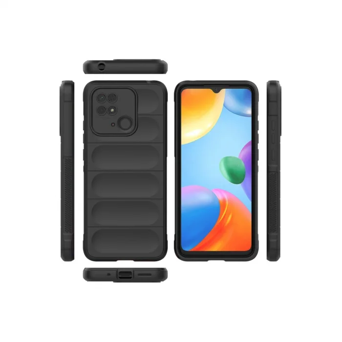 BUĞZ Xiaomi Redmi 10c Kılıf Optimum Silikon - Siyah