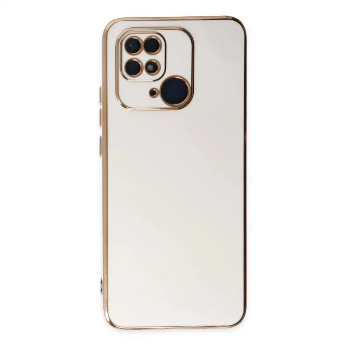 BUĞZ Xiaomi Redmi 10c Kılıf Volet Silikon - Beyaz