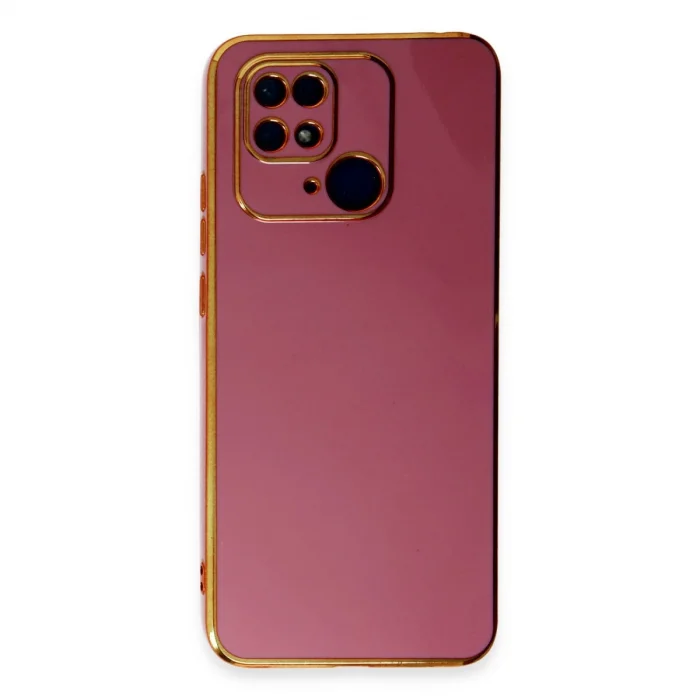 BUĞZ Xiaomi Redmi 10c Kılıf Volet Silikon - Kırmızı