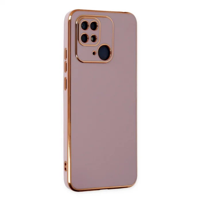 BUĞZ Xiaomi Redmi 10c Kılıf Volet Silikon - Mor