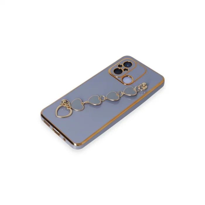 BUĞZ Xiaomi Redmi 12c Kılıf Esila Silikon - Gri