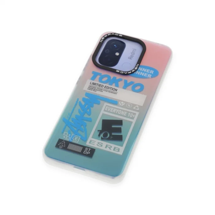 BUĞZ Xiaomi Redmi 12c Kılıf Estoril Desenli Kapak - Estoril - 1