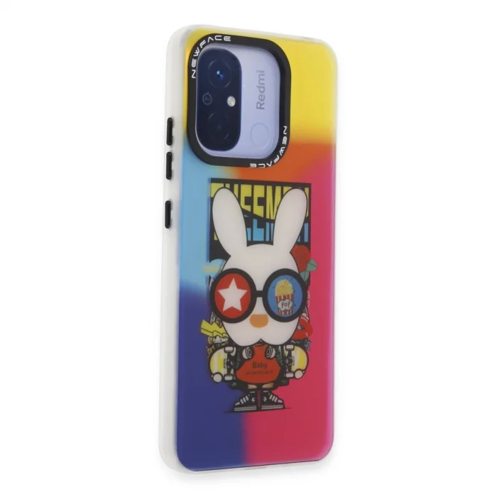 BUĞZ Xiaomi Redmi 12c Kılıf Estoril Desenli Kapak - Estoril - 10