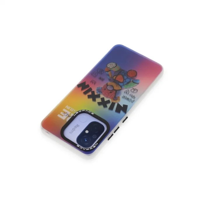 BUĞZ Xiaomi Redmi 12c Kılıf Estoril Desenli Kapak - Estoril - 11