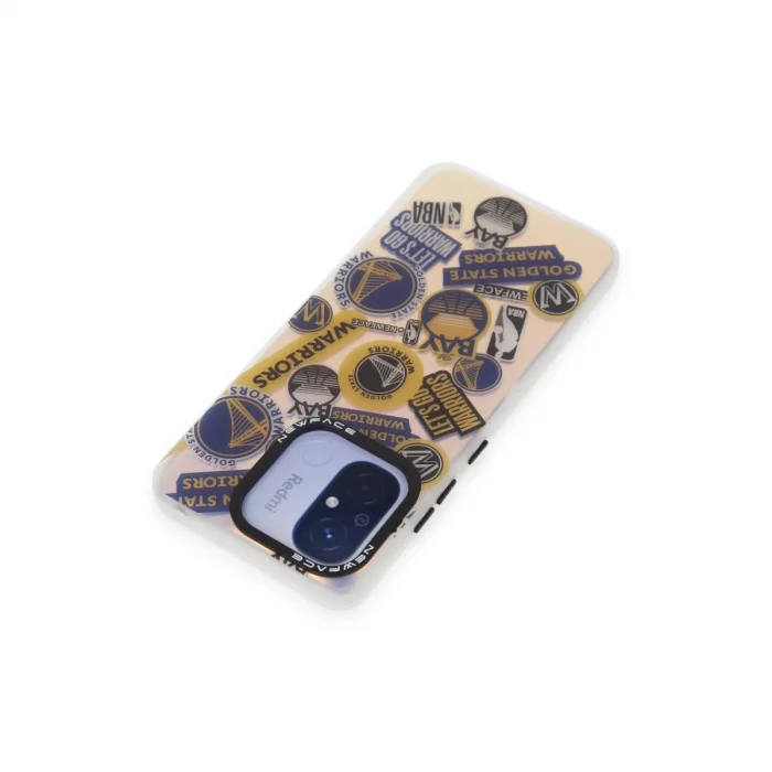 BUĞZ Xiaomi Redmi 12c Kılıf Estoril Desenli Kapak - Estoril - 13