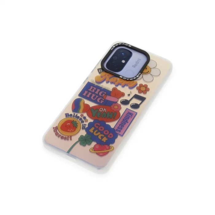 BUĞZ Xiaomi Redmi 12c Kılıf Estoril Desenli Kapak - Estoril - 15