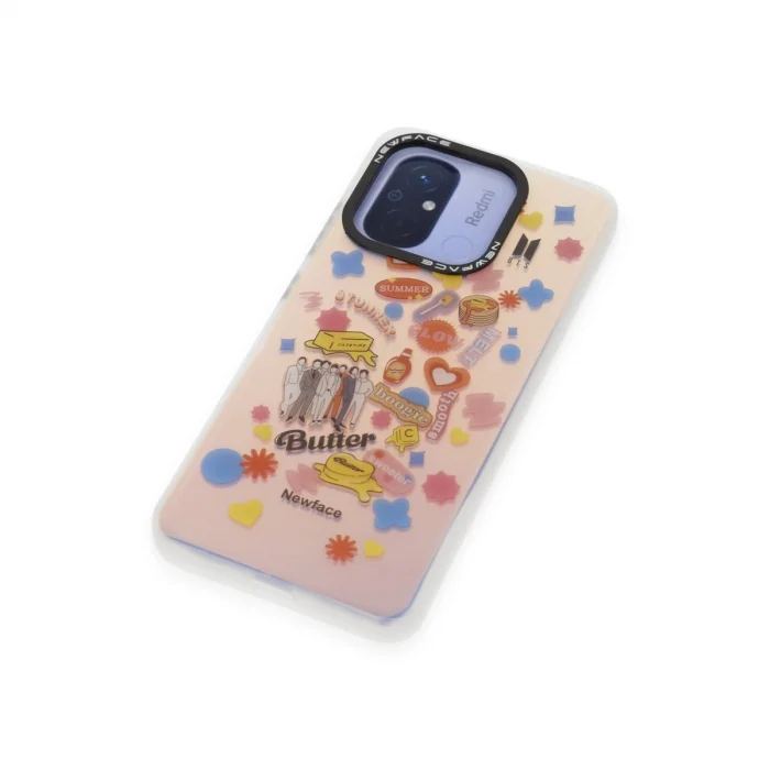 BUĞZ Xiaomi Redmi 12c Kılıf Estoril Desenli Kapak - Estoril - 16