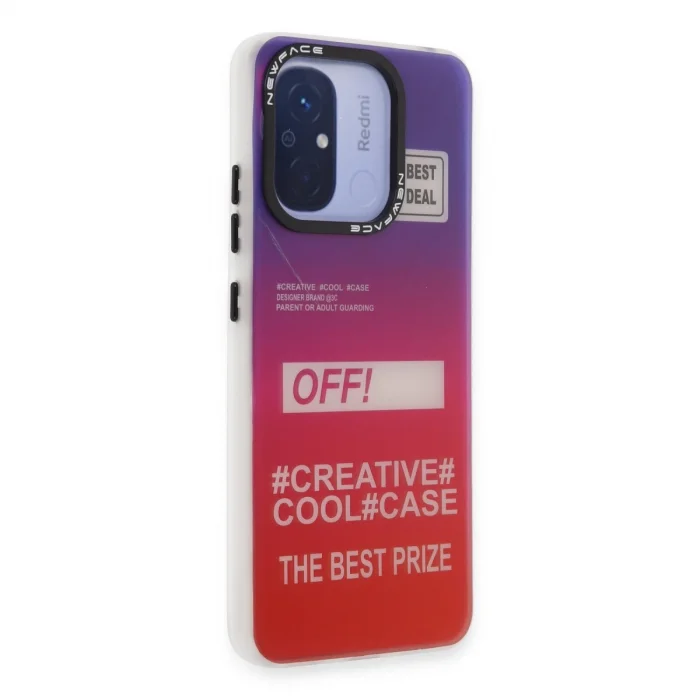 BUĞZ Xiaomi Redmi 12c Kılıf Estoril Desenli Kapak - Estoril - 9