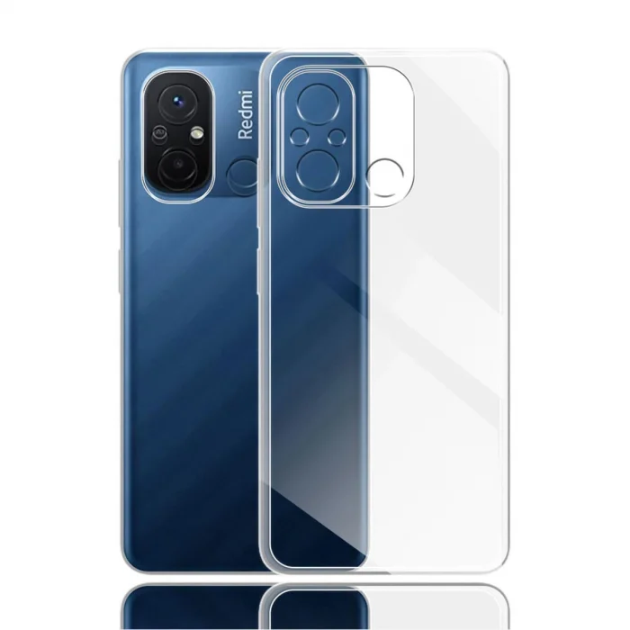 BUĞZ Xiaomi Redmi 12c Kılıf Lüx Şeffaf Silikon