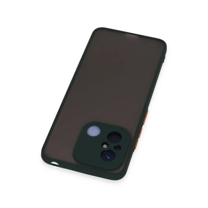 BUĞZ Xiaomi Redmi 12c Kılıf Montreal Silikon Kapak - Yeşil