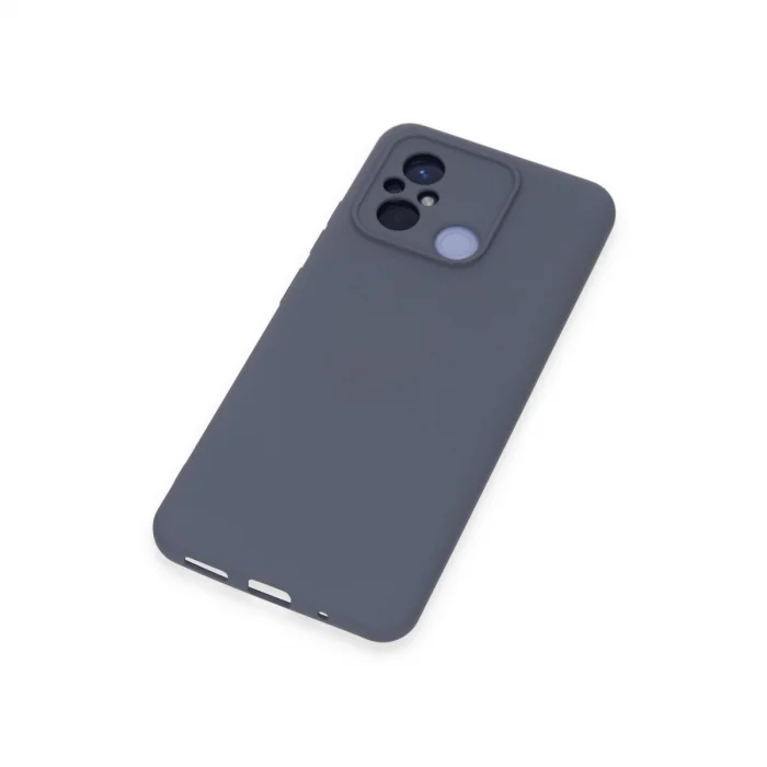 BUĞZ Xiaomi Redmi 12c Kılıf Nano İçi Kadife Silikon - Gri