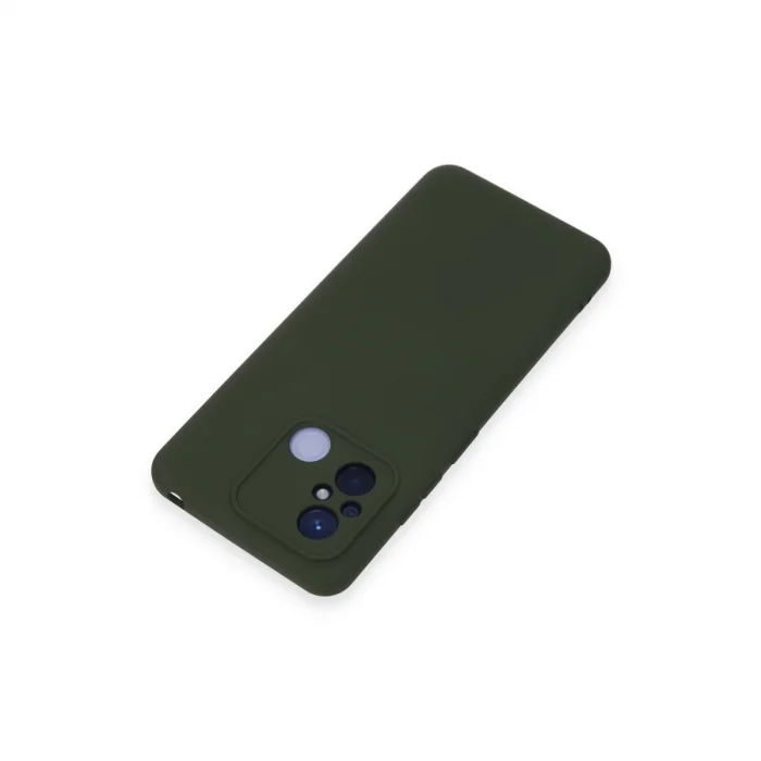 BUĞZ Xiaomi Redmi 12c Kılıf Nano İçi Kadife Silikon - Koyu Yeşil