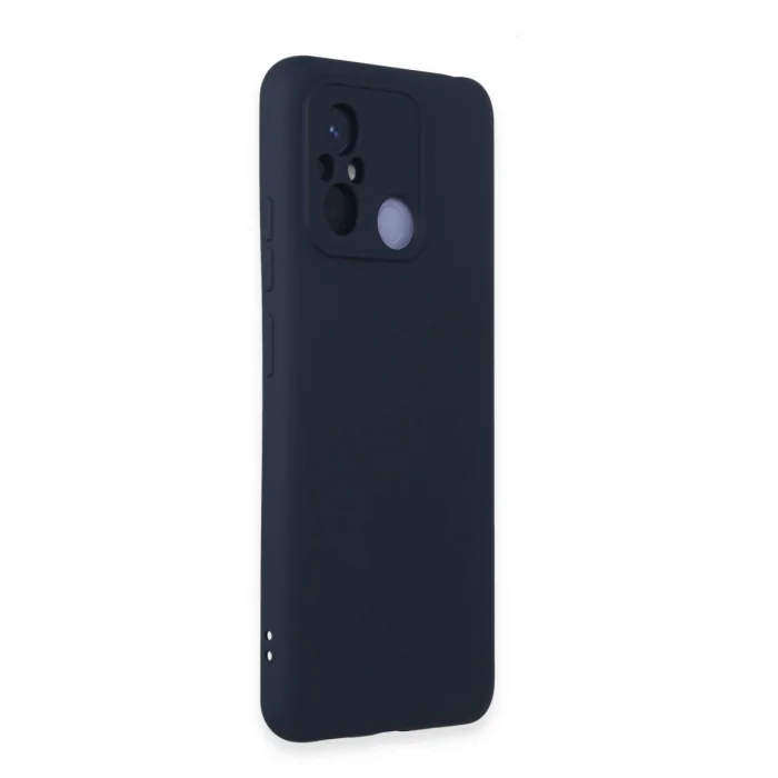 BUĞZ Xiaomi Redmi 12c Kılıf Nano İçi Kadife Silikon - Lacivert