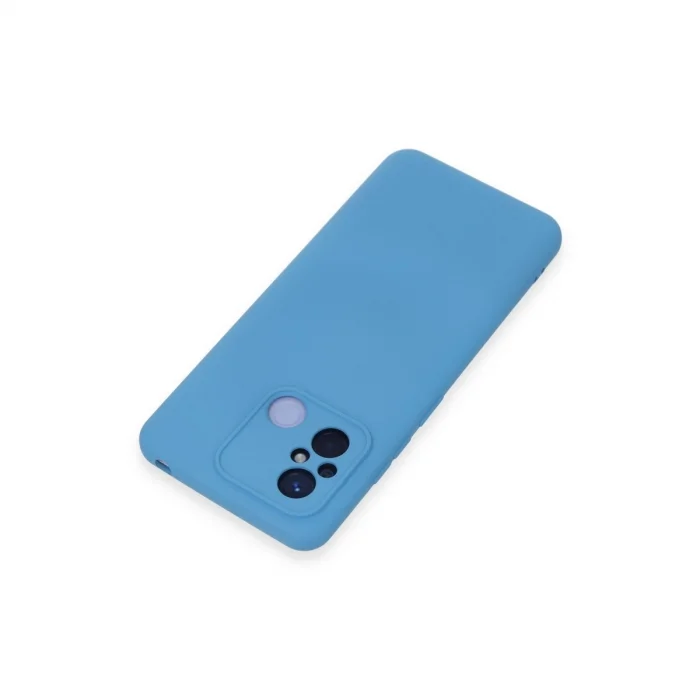 BUĞZ Xiaomi Redmi 12c Kılıf Nano İçi Kadife Silikon - Mavi