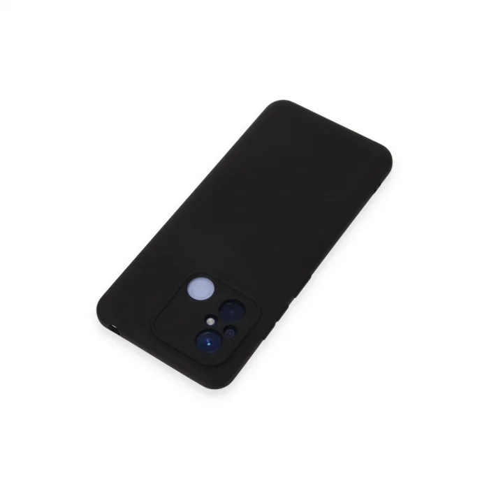 BUĞZ Xiaomi Redmi 12c Kılıf Nano İçi Kadife Silikon - Siyah