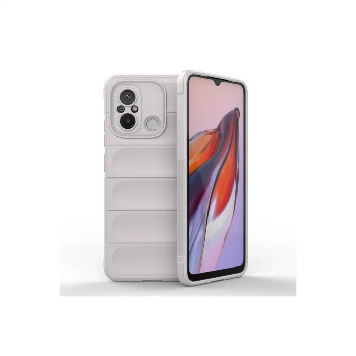 BUĞZ Xiaomi Redmi 12c Kılıf Optimum Silikon - Krem