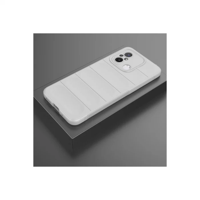 BUĞZ Xiaomi Redmi 12c Kılıf Optimum Silikon - Krem