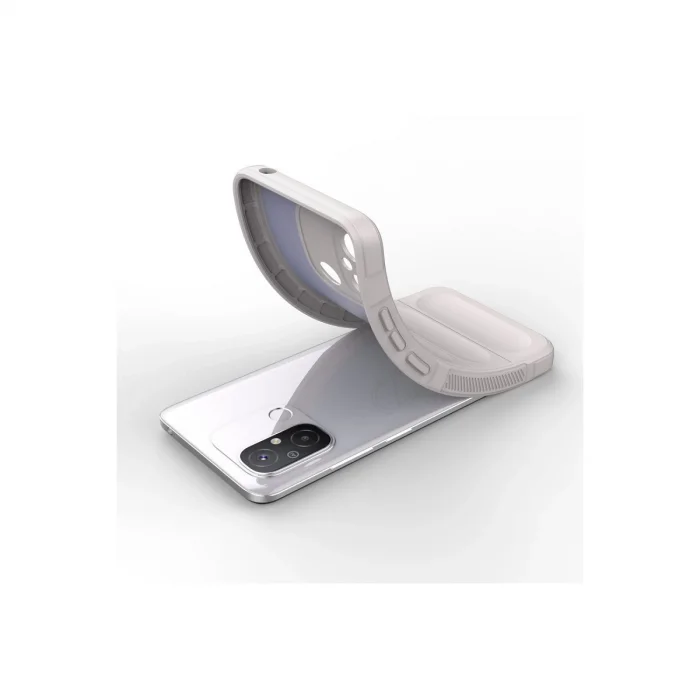 BUĞZ Xiaomi Redmi 12c Kılıf Optimum Silikon - Krem