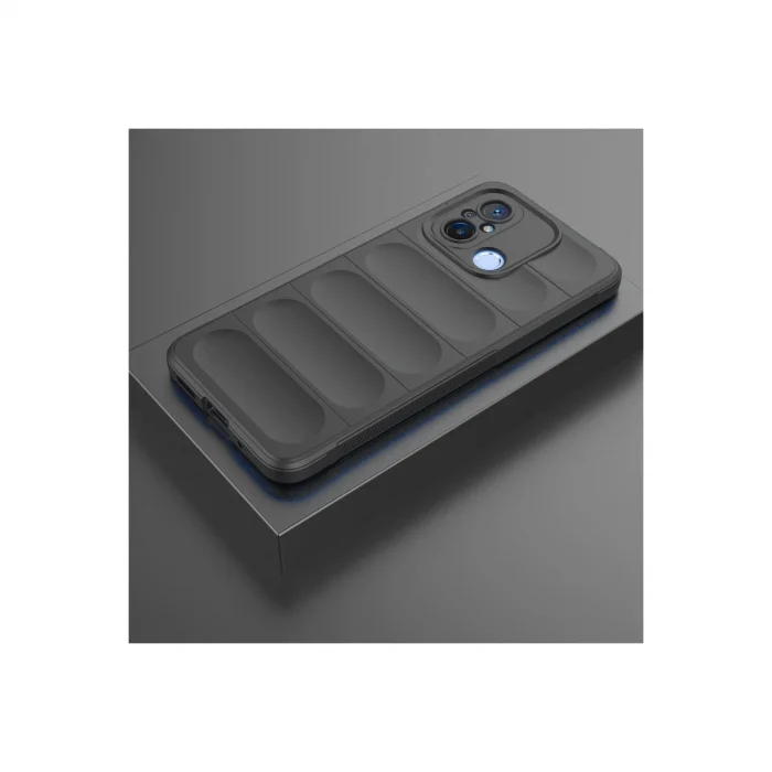 BUĞZ Xiaomi Redmi 12c Kılıf Optimum Silikon - Siyah