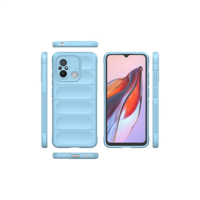 BUĞZ Xiaomi Redmi 12c Kılıf Optimum Silikon - Sky Blue