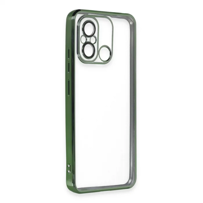 BUĞZ Xiaomi Redmi 12c Kılıf Razer Lensli Silikon - Yeşil