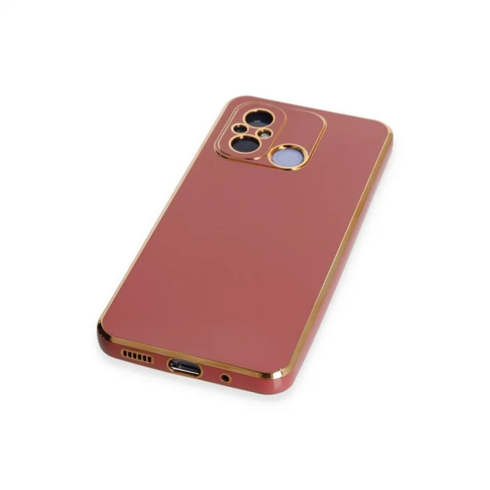 BUĞZ Xiaomi Redmi 12c Kılıf Volet Silikon - Kırmızı