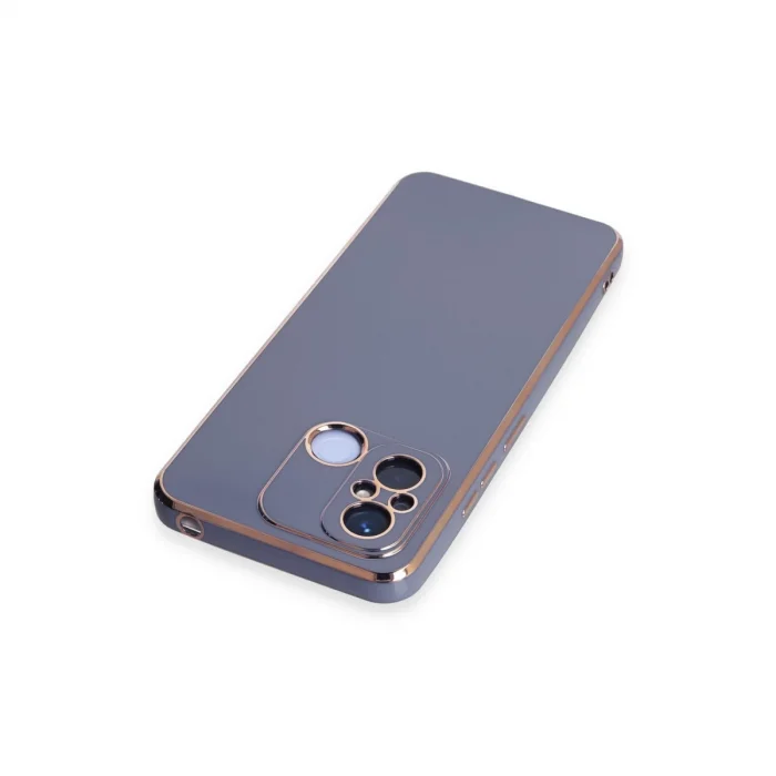 BUĞZ Xiaomi Redmi 12c Kılıf Volet Silikon - Mavi