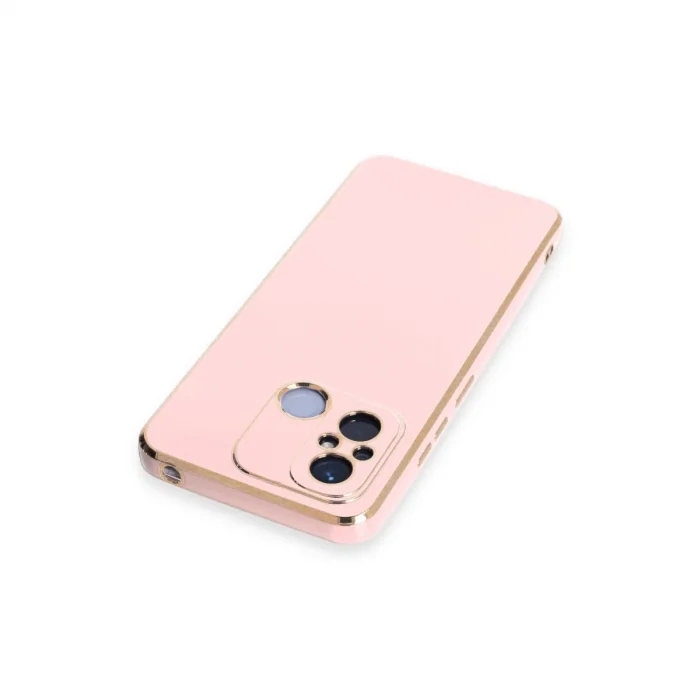 BUĞZ Xiaomi Redmi 12c Kılıf Volet Silikon - Pembe