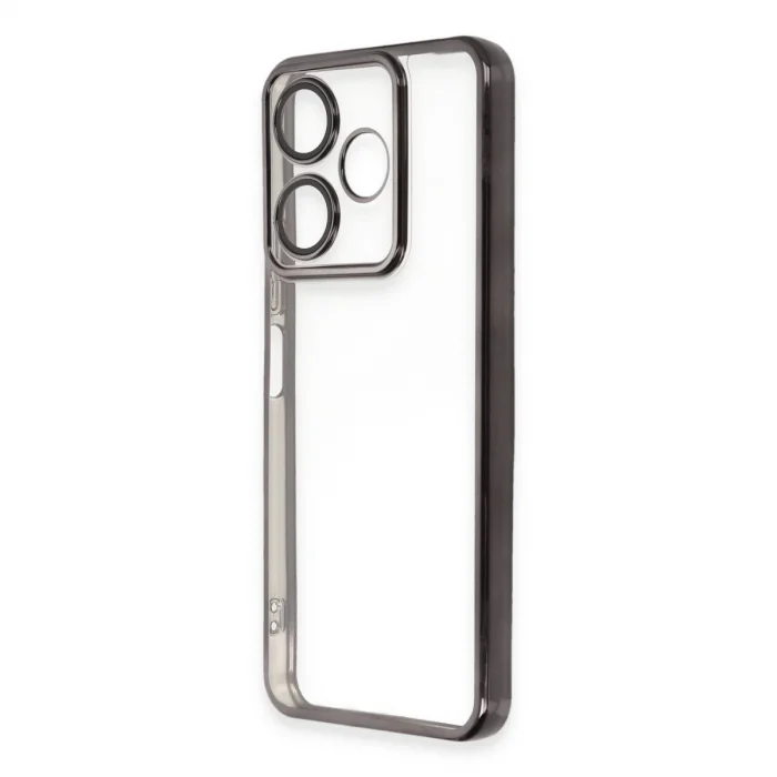 BUĞZ Xiaomi Redmi 13 4g Kılıf Razer Lensli Silikon - Siyah