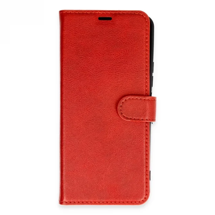 BUĞZ Xiaomi Redmi 13 4g Kılıf Trend S Plus Kapaklı Kılıf - Kırmızı