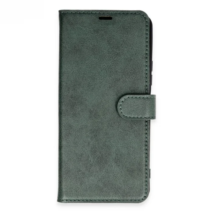 BUĞZ Xiaomi Redmi 13 4g Kılıf Trend S Plus Kapaklı Kılıf - Yeşil