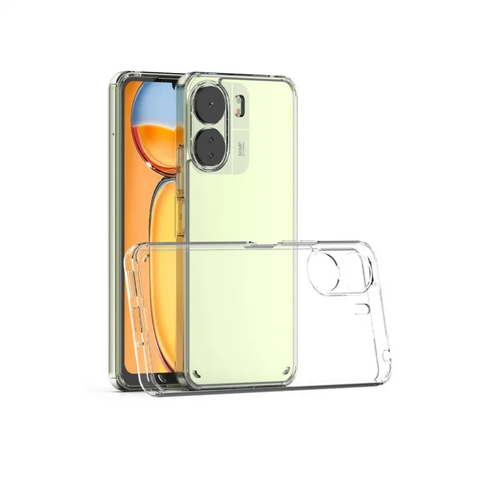 BUĞZ Xiaomi Redmi 13c Kılıf Lüx Şeffaf Silikon