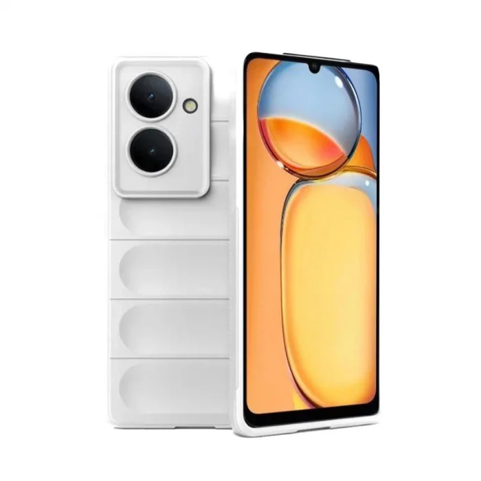BUĞZ Xiaomi Redmi 13c Kılıf Optimum Silikon - Krem