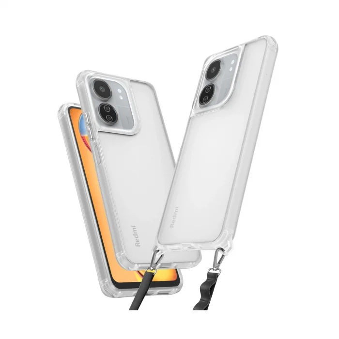 BUĞZ Xiaomi Redmi 13c Kılıf Penta Silikon Kılıf - Şeffaf