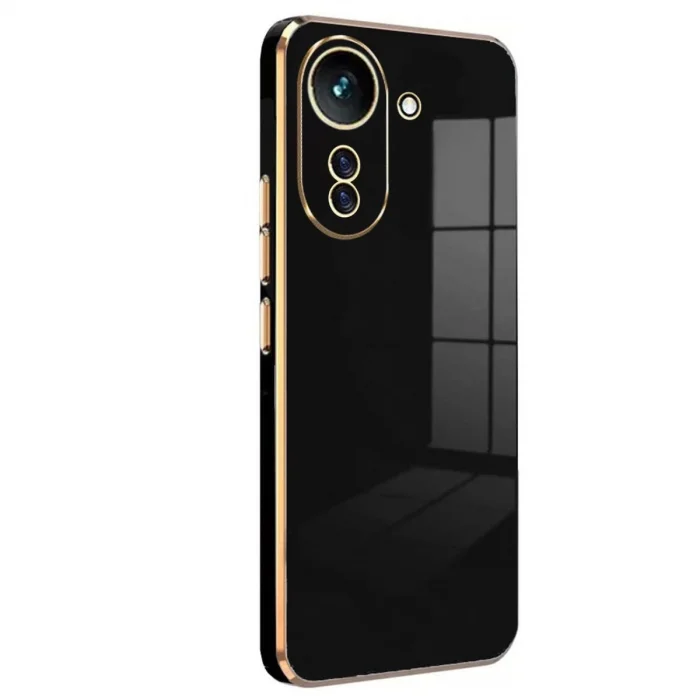 BUĞZ Xiaomi Redmi 13c Kılıf Volet Silikon - Siyah