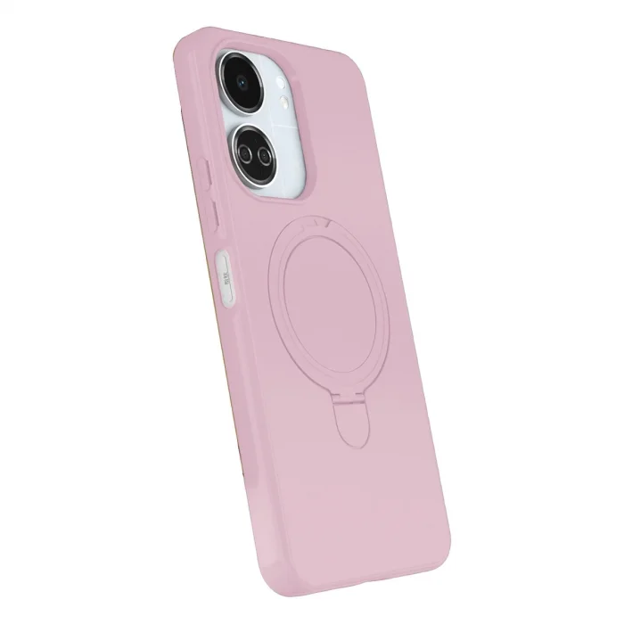 BUĞZ Xiaomi Redmi 13c Regal Magsafe Standlı Kapak - Açık Pembe