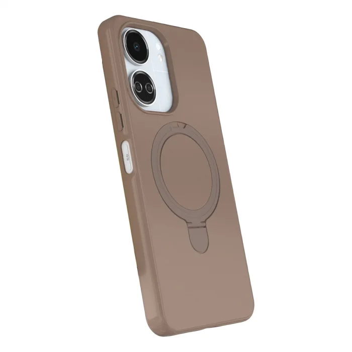 BUĞZ Xiaomi Redmi 13c Regal Magsafe Standlı Kapak - Çöl Titanyum