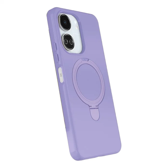 BUĞZ Xiaomi Redmi 13c Regal Magsafe Standlı Kapak - Lila