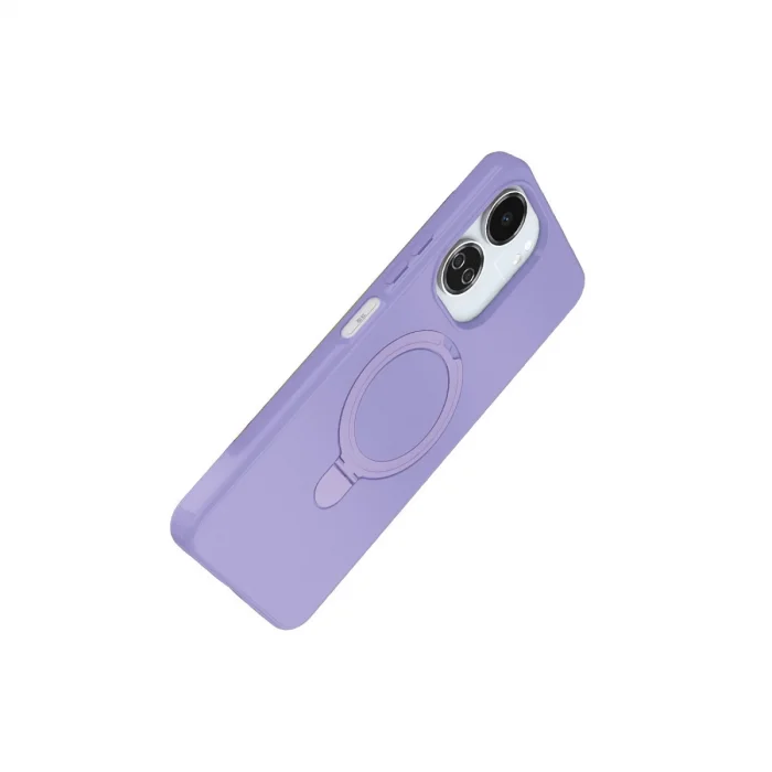 BUĞZ Xiaomi Redmi 13c Regal Magsafe Standlı Kapak - Lila